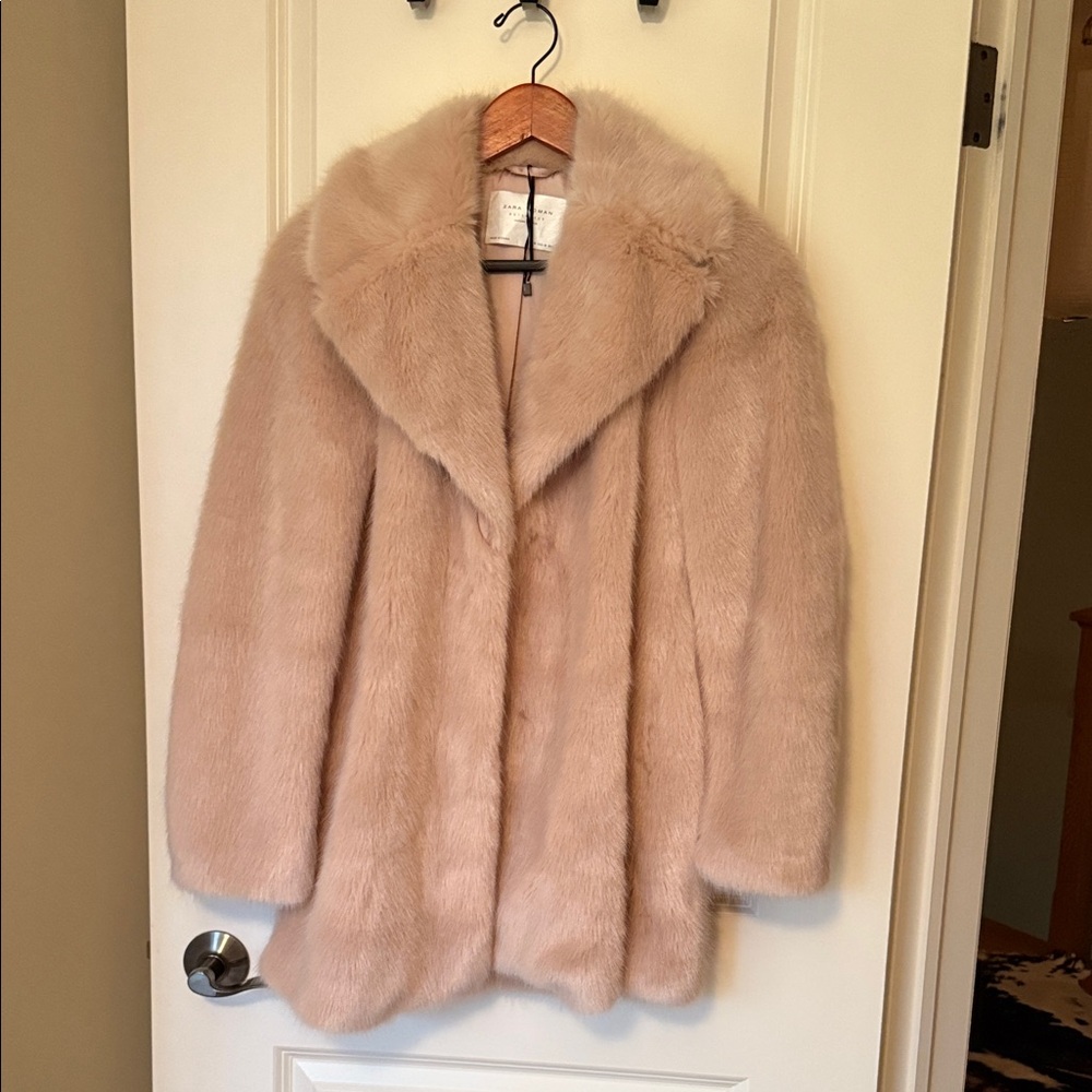 Zara Faux Fur Coat